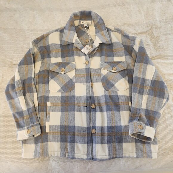 Workshop Republic Clothing Jackets & Blazers - Women's Warm & Cozy Plaid Flannel Shirt/Jacket - XL - NWT